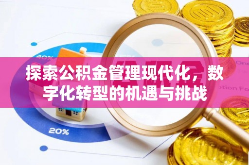 阜城探索公积金管理现代化，数字化转型的机遇与挑战