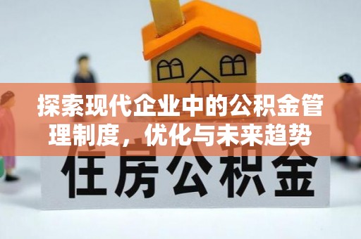 阜城探索现代企业中的公积金管理制度，优化与未来趋势