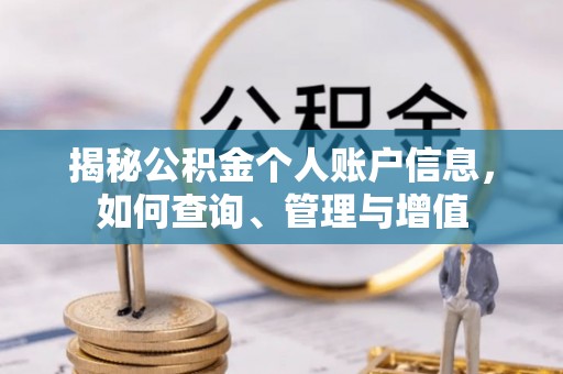 阜城揭秘公积金个人账户信息，如何查询、管理与增值