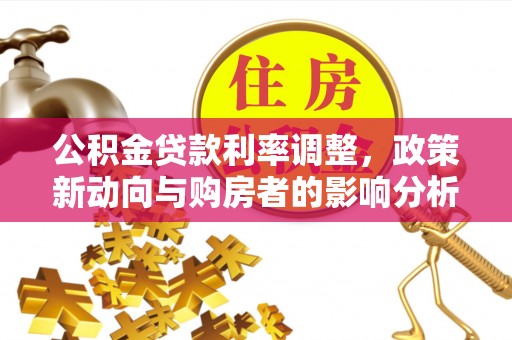 阜城公积金贷款利率调整，政策新动向与购房者的影响分析