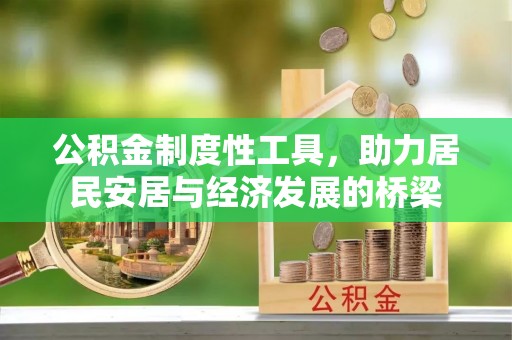 阜城公积金制度性工具，助力居民安居与经济发展的桥梁