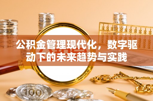 阜城公积金管理现代化，数字驱动下的未来趋势与实践
