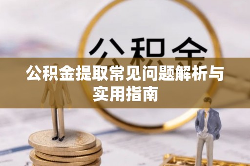 阜城公积金提取常见问题解析与实用指南