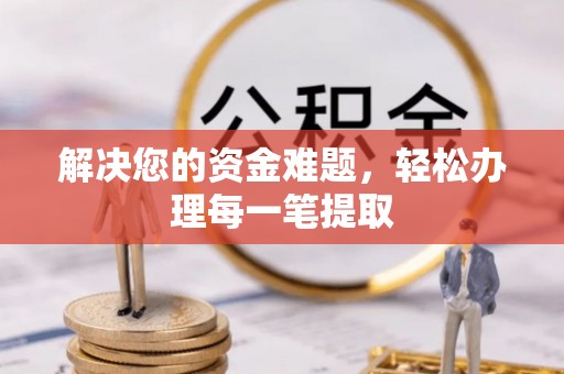 阜城解决您的资金难题，轻松办理每一笔提取