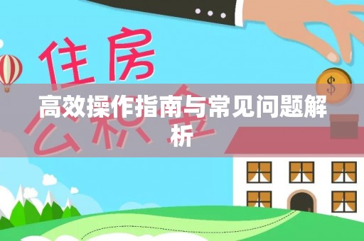 阜城高效操作指南与常见问题解析