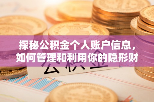 阜城探秘公积金个人账户信息，如何管理和利用你的隐形财富