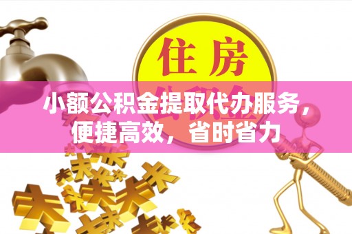 阜城小额公积金提取代办服务，便捷高效，省时省力