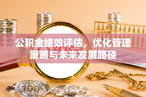 阜城公积金绩效评估，优化管理策略与未来发展路径