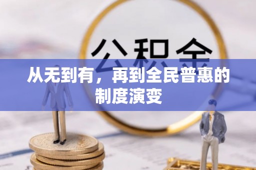阜城从无到有，再到全民普惠的制度演变