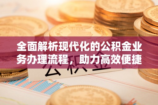 阜城全面解析现代化的公积金业务办理流程，助力高效便捷生活