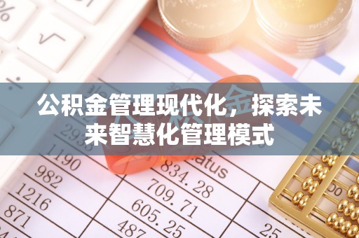 阜城公积金管理现代化，探索未来智慧化管理模式
