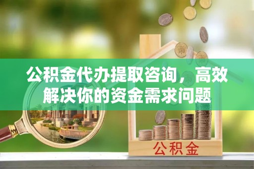阜城公积金代办提取咨询，高效解决你的资金需求问题
