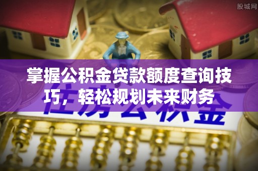 阜城掌握公积金贷款额度查询技巧，轻松规划未来财务