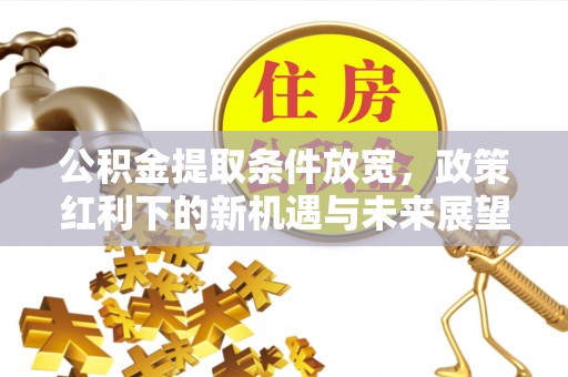 阜城公积金提取条件放宽，政策红利下的新机遇与未来展望