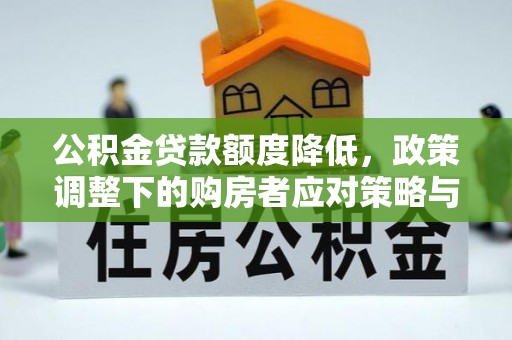 阜城公积金贷款额度降低，政策调整下的购房者应对策略与未来趋势
