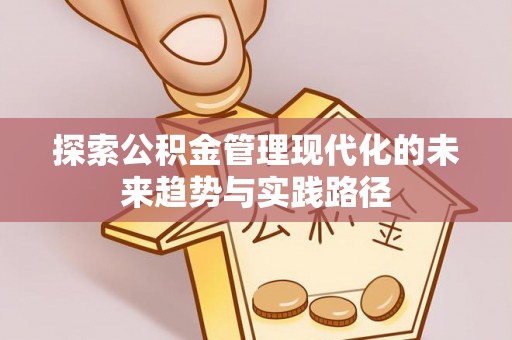阜城探索公积金管理现代化的未来趋势与实践路径