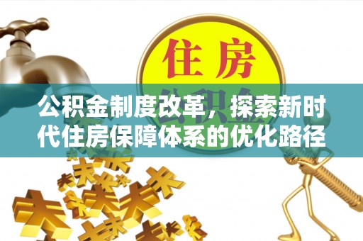 阜城公积金制度改革，探索新时代住房保障体系的优化路径