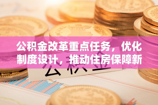 阜城公积金改革重点任务，优化制度设计，推动住房保障新发展