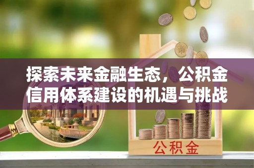 阜城探索未来金融生态，公积金信用体系建设的机遇与挑战