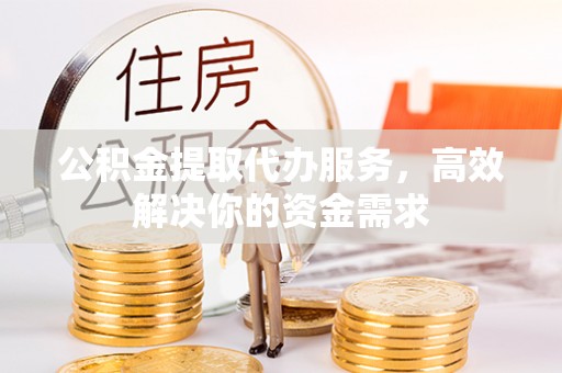阜城公积金提取代办服务，高效解决你的资金需求