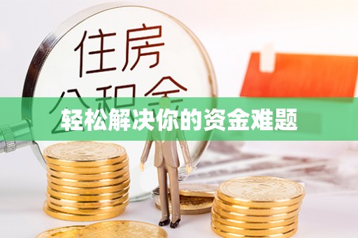 阜城轻松解决你的资金难题
