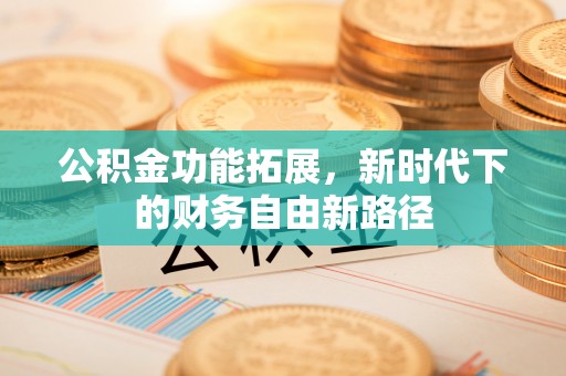 阜城公积金功能拓展，新时代下的财务自由新路径