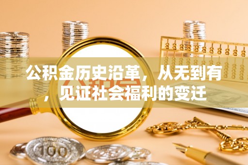 阜城公积金历史沿革，从无到有，见证社会福利的变迁