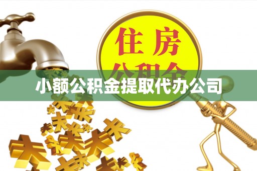 阜城小额公积金提取代办公司