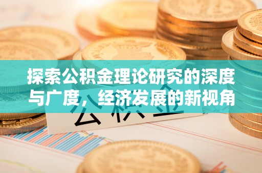 阜城探索公积金理论研究的深度与广度，经济发展的新视角