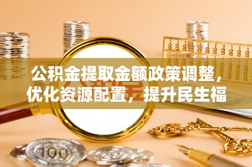 阜城公积金提取金额政策调整，优化资源配置，提升民生福祉