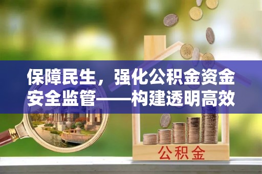 阜城保障民生，强化公积金资金安全监管——构建透明高效的管理体系