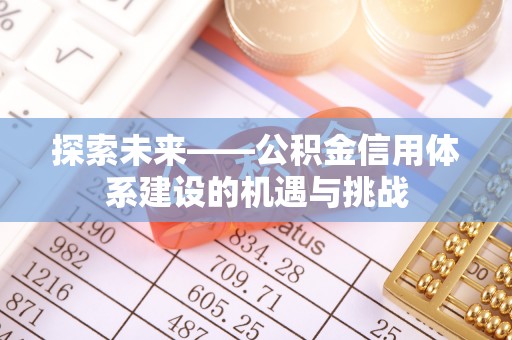 阜城探索未来——公积金信用体系建设的机遇与挑战