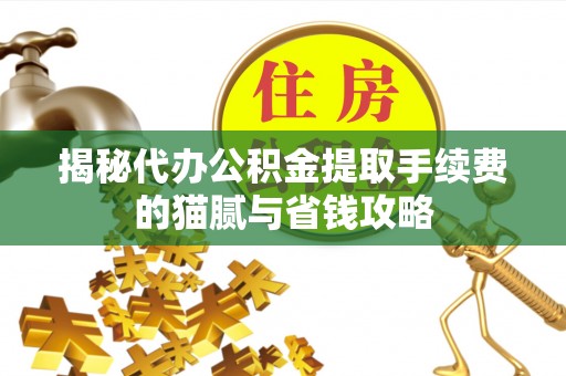 阜城揭秘代办公积金提取手续费的猫腻与省钱攻略
