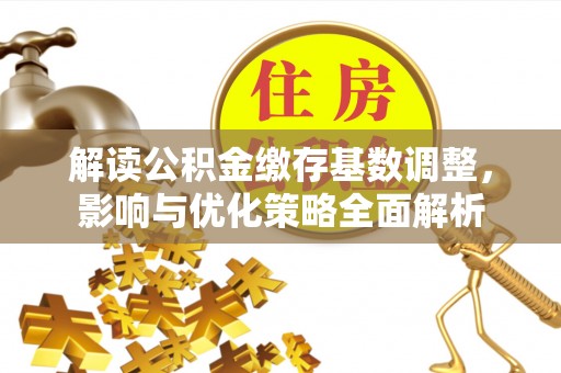 阜城解读公积金缴存基数调整，影响与优化策略全面解析