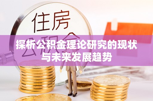 阜城探析公积金理论研究的现状与未来发展趋势