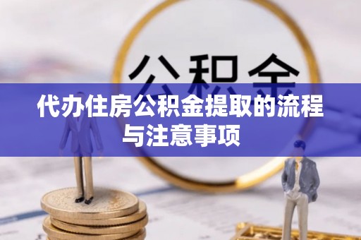 阜城代办住房公积金提取的流程与注意事项