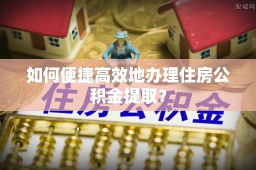 阜城如何便捷高效地办理住房公积金提取？